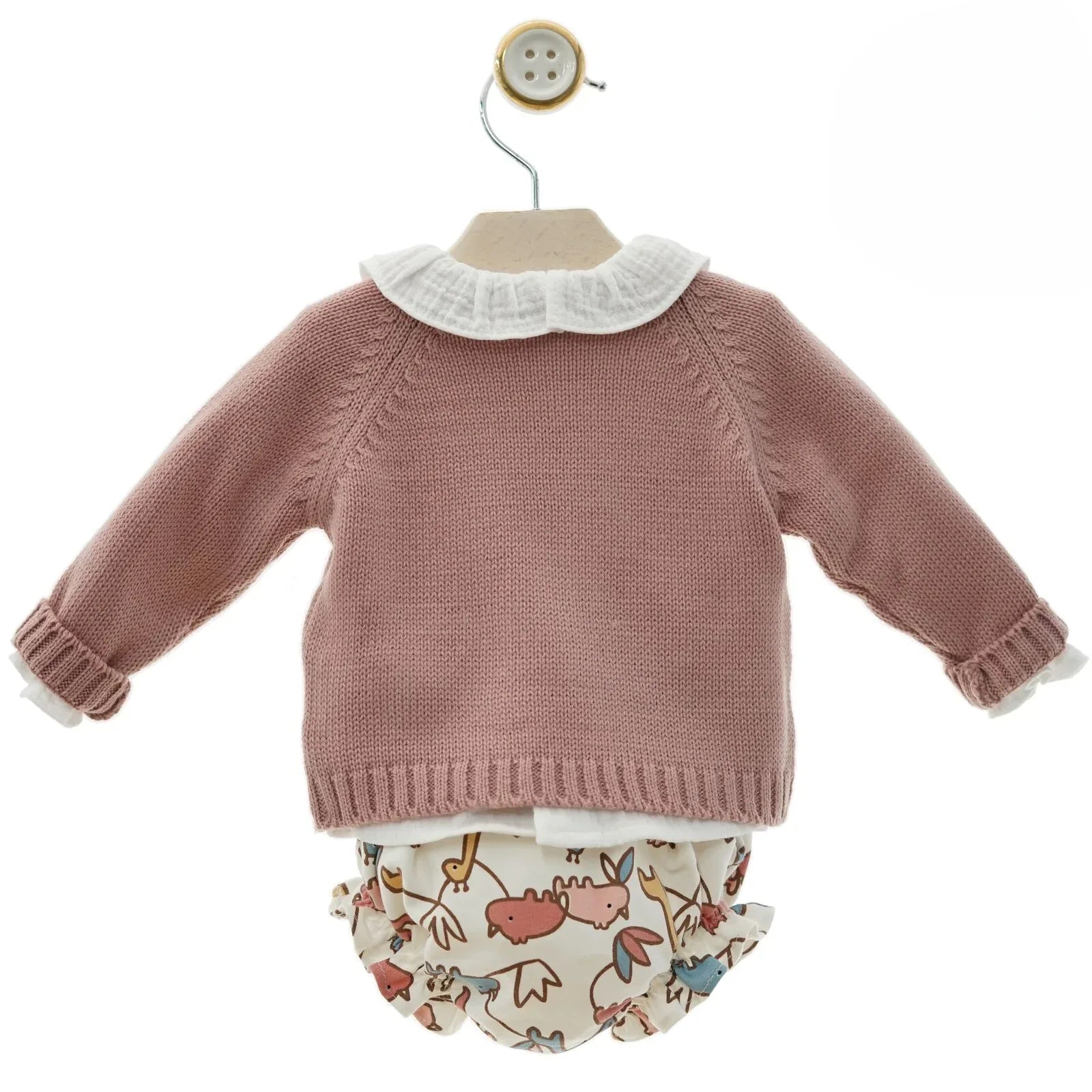 Conjunto 3 piezas jirafa rosa - PARDALETS