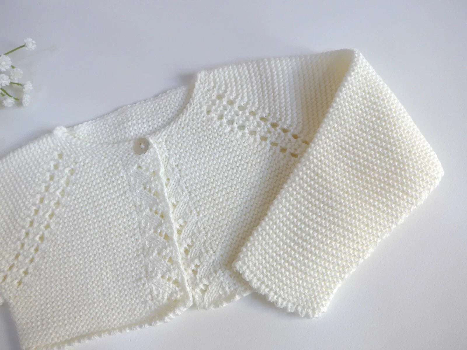 Chaqueta corta punto bobo beig - PARDALETS