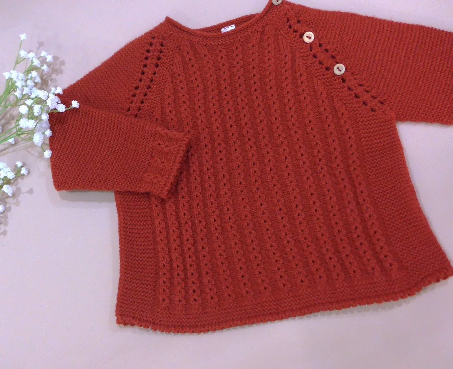Jersey trenzas pimenton - PARDALETS