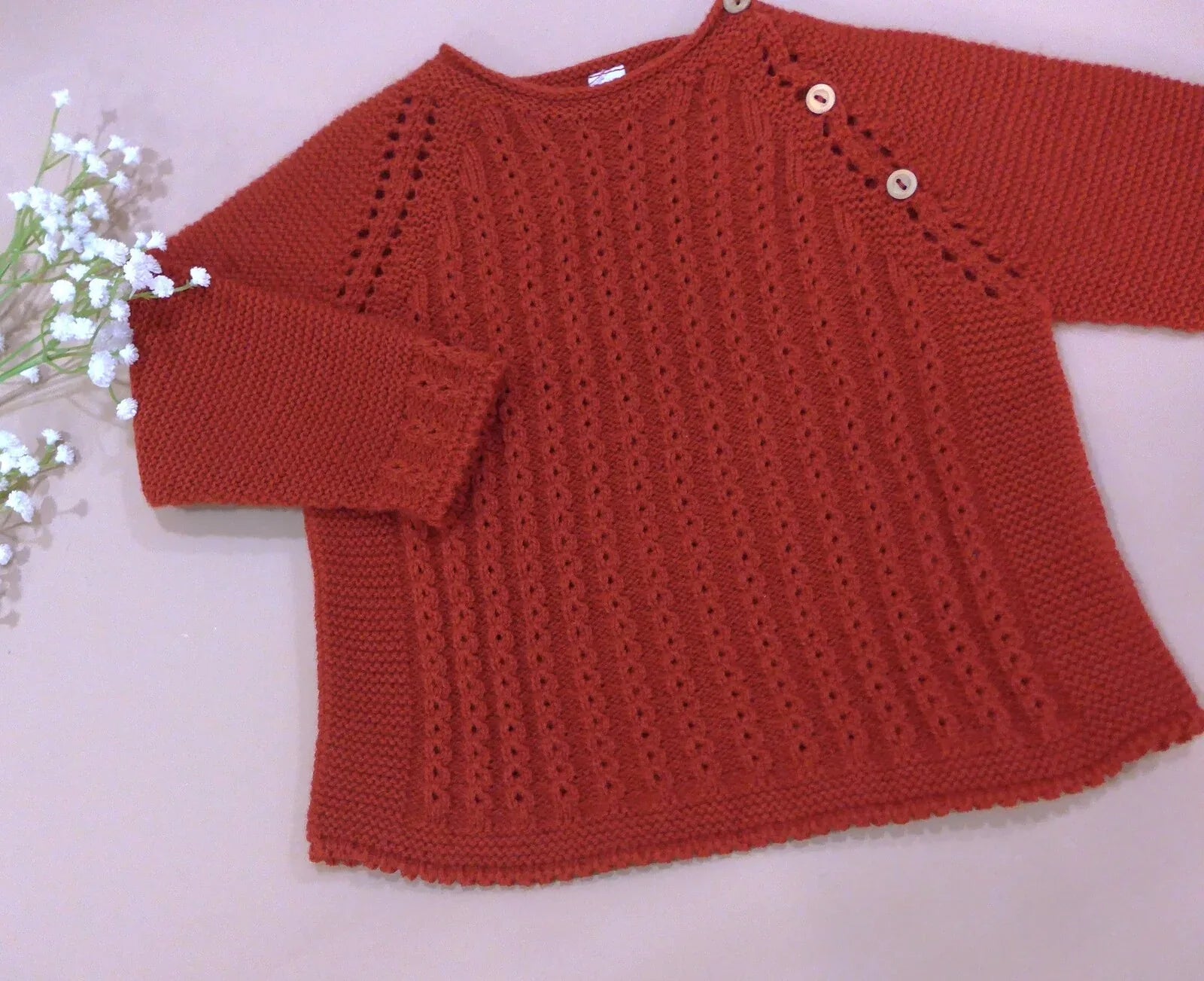 Jersey trenzas pimenton - PARDALETS