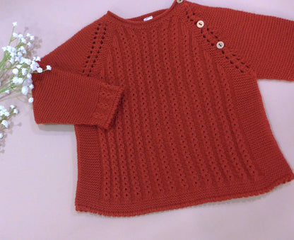 Jersey trenzas pimenton - PARDALETS