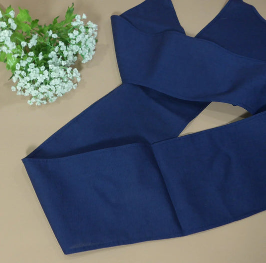 Fajin lino azul marino - PARDALETS