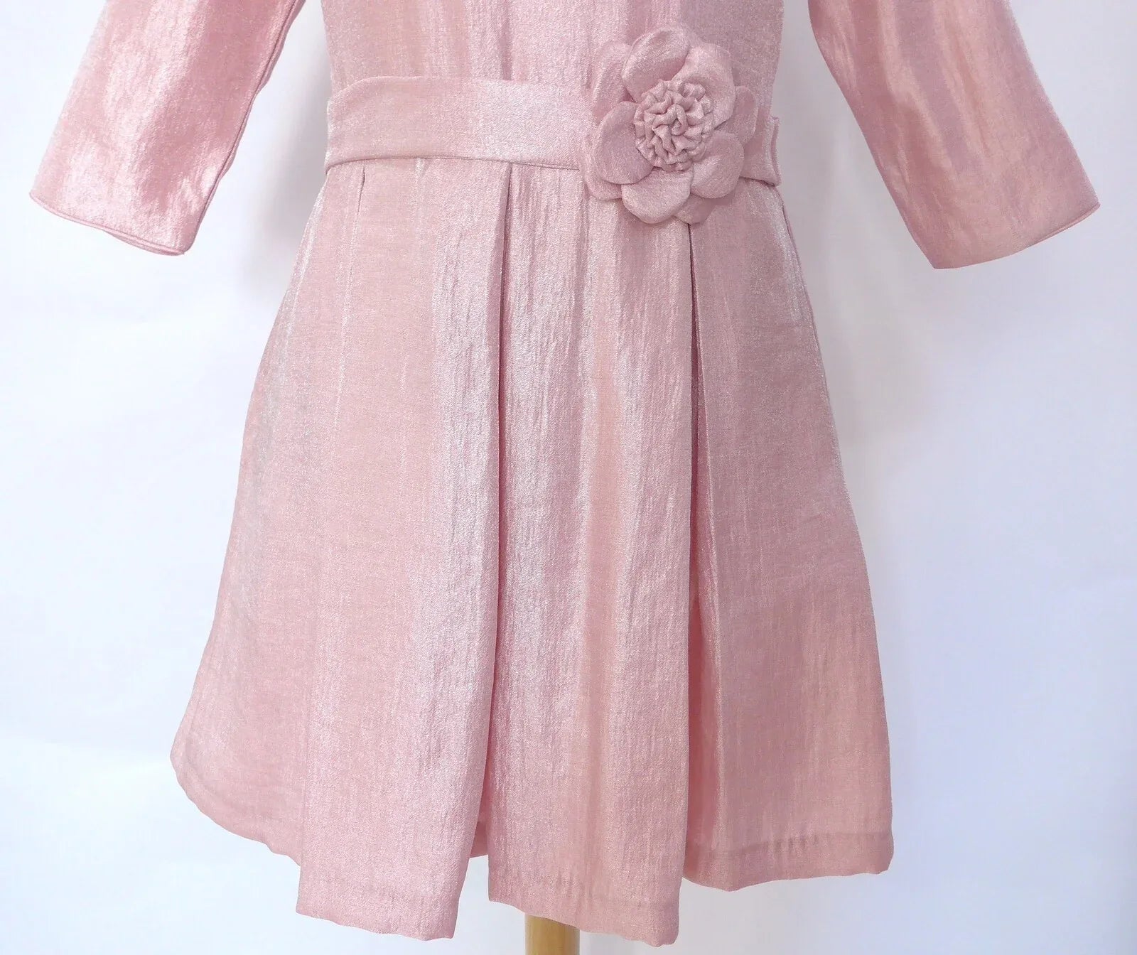 Vestido rosa con manga francesa - PARDALETS