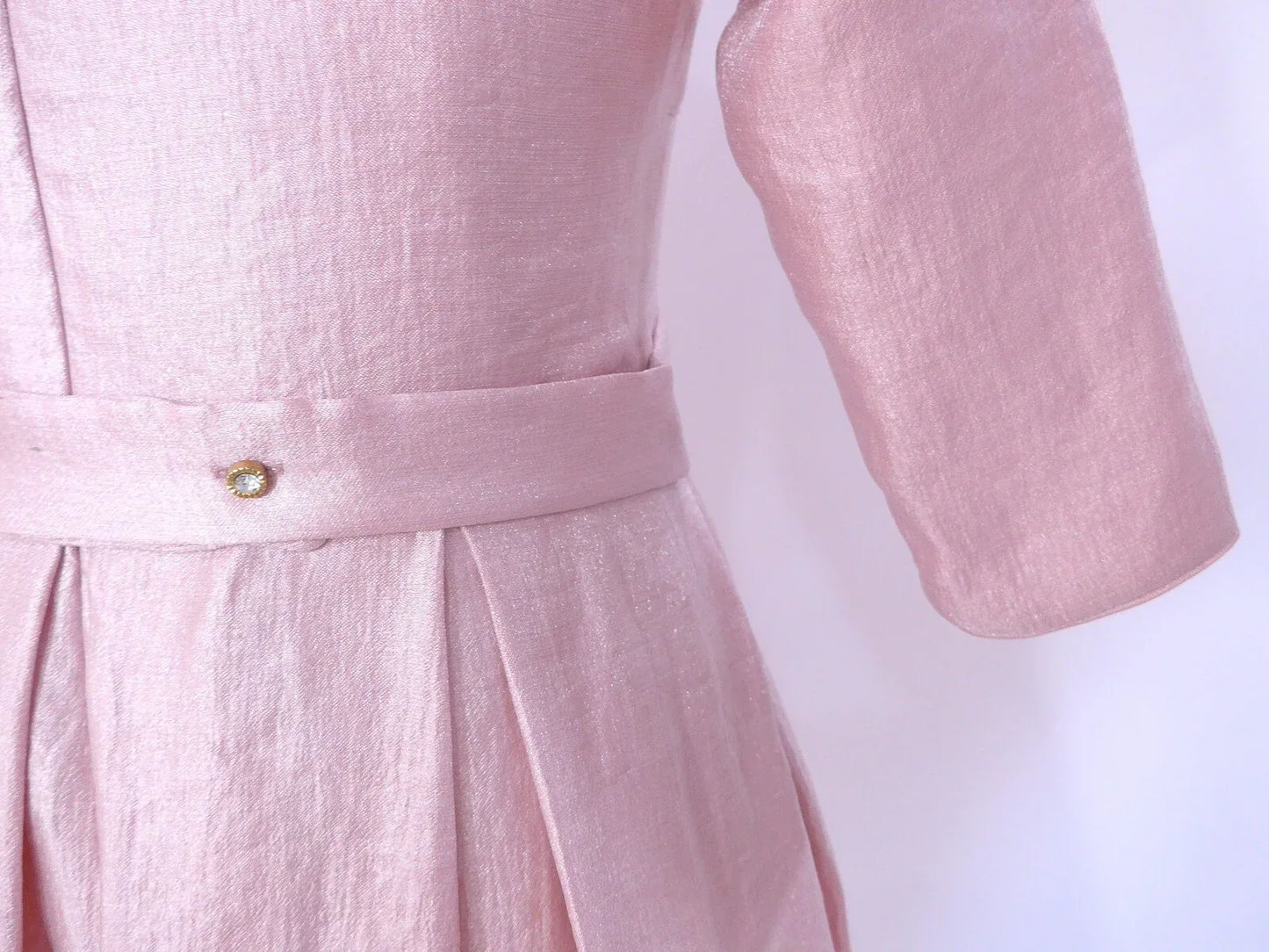 Vestido rosa con manga francesa - PARDALETS