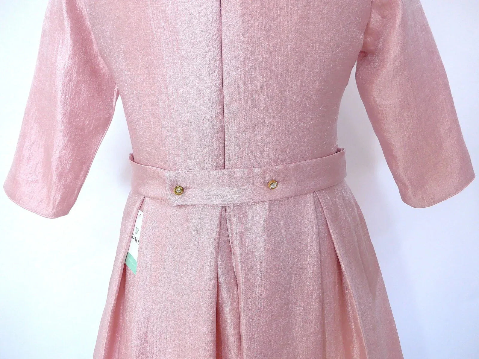 Vestido rosa con manga francesa - PARDALETS