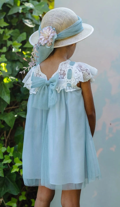 Vestido de tul verde agua - PARDALETS