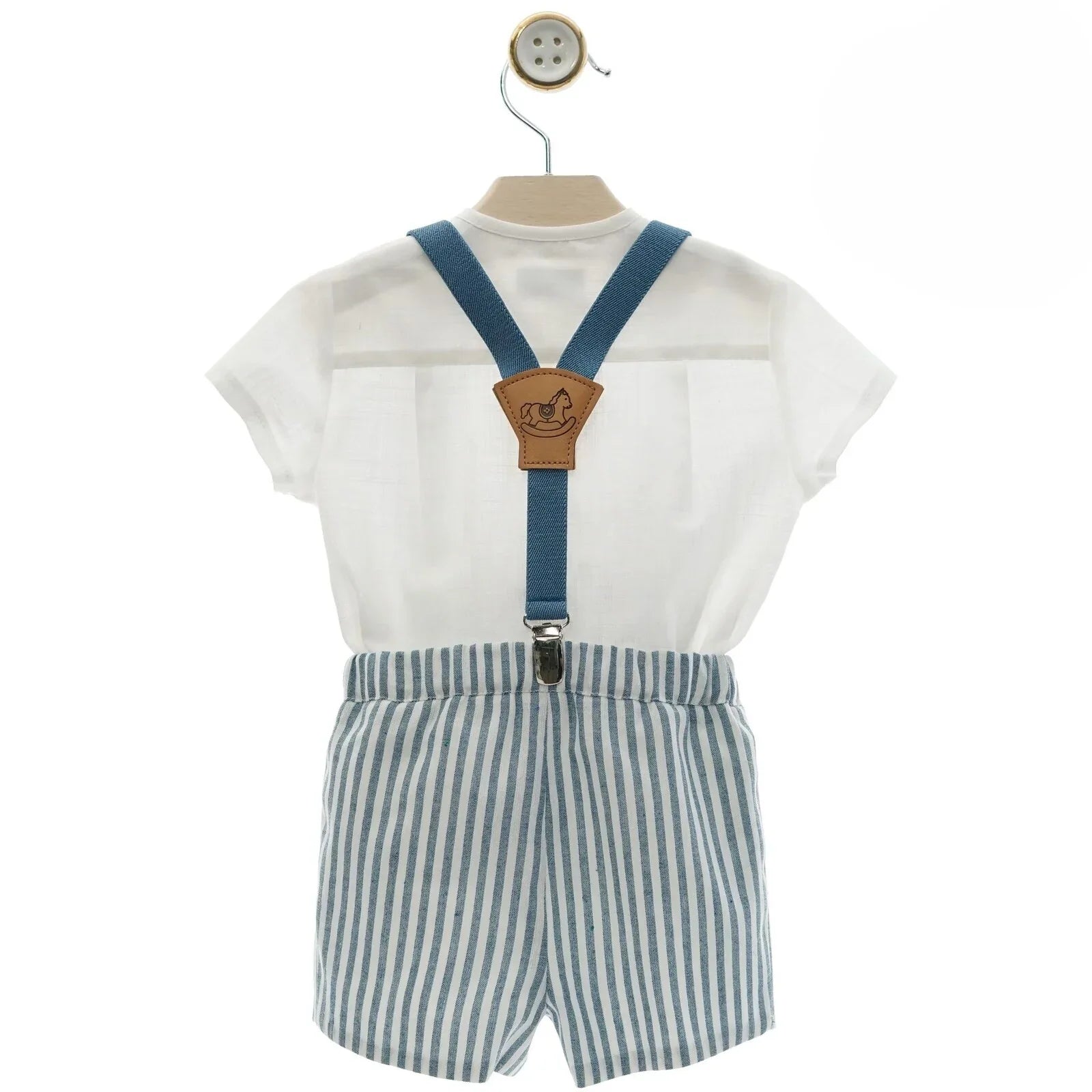 Conjunto camisa y short con tirantes "Damas" - PARDALETS
