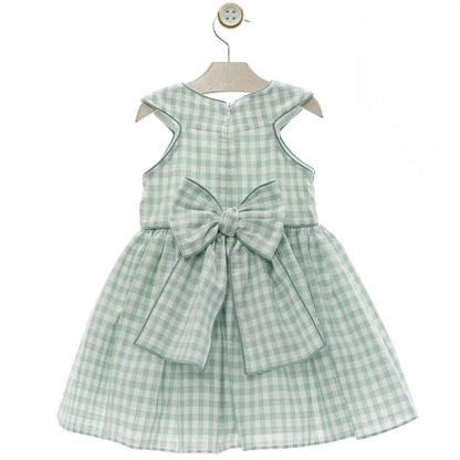 Vestido vichy verde mint "Lancelot" - PARDALETS