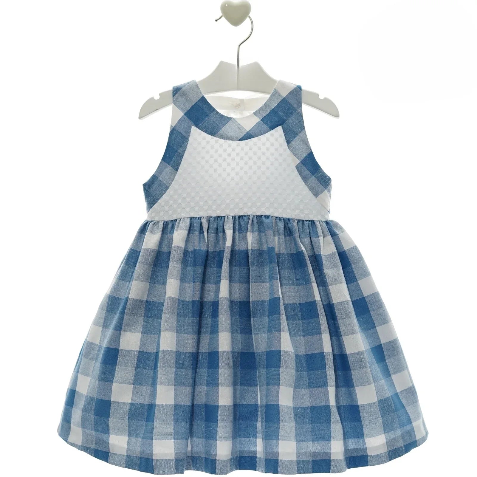Vestido cuadros azules "Escorpio" - PARDALETS