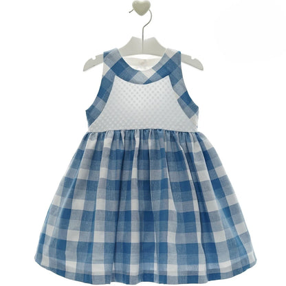 Vestido cuadros azules "Escorpio" - PARDALETS