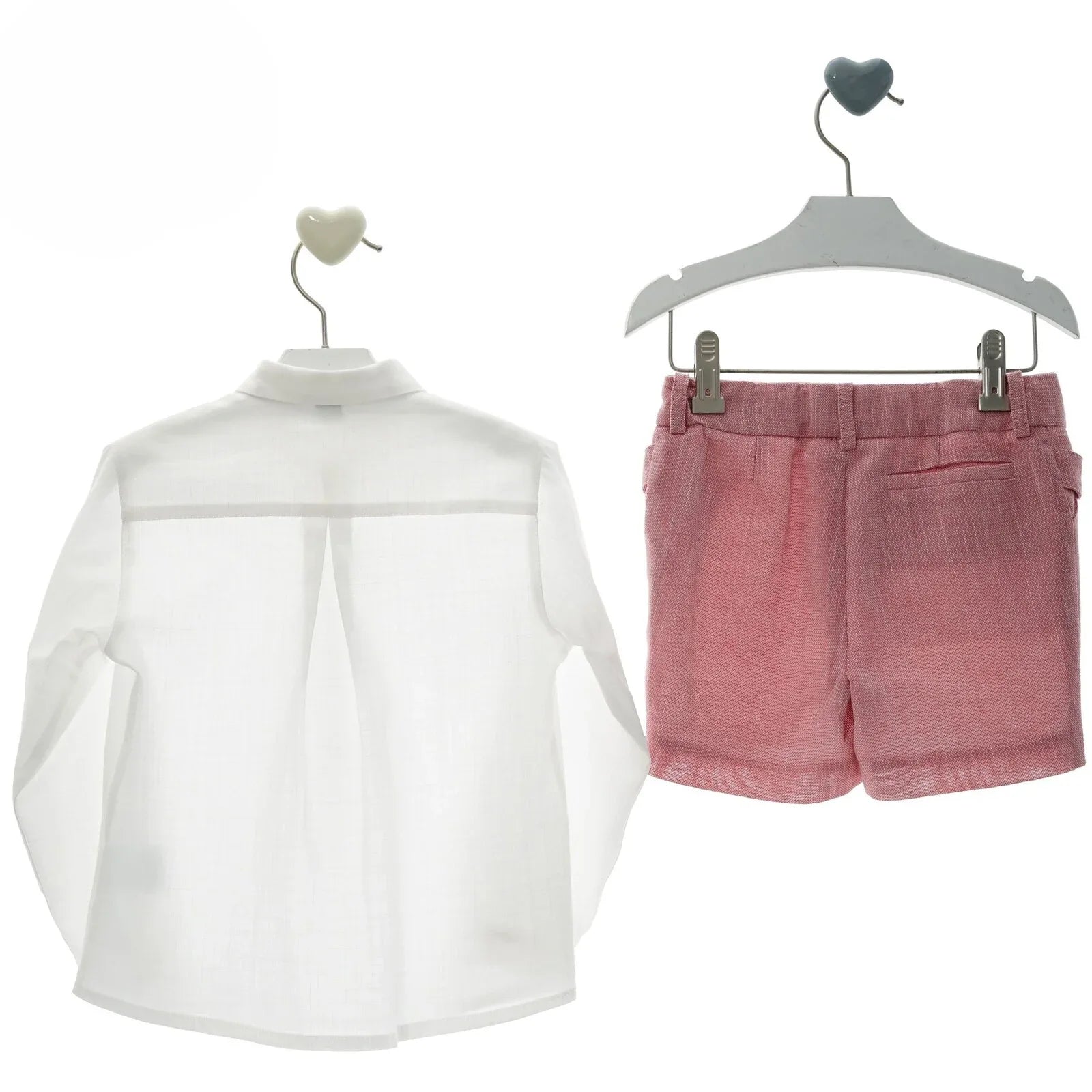 Conjunto camisa y short rosa "Capricornio" - PARDALETS