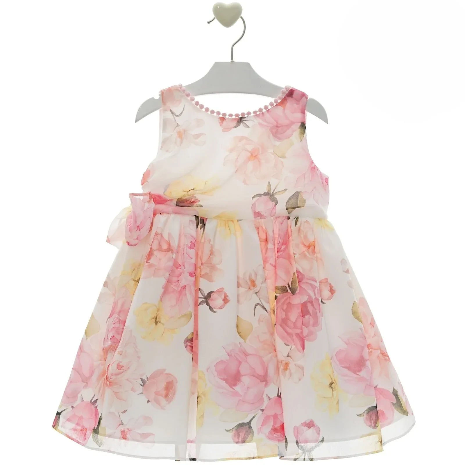 Vestido flores rosas y amarillas "Capricornio" - PARDALETS