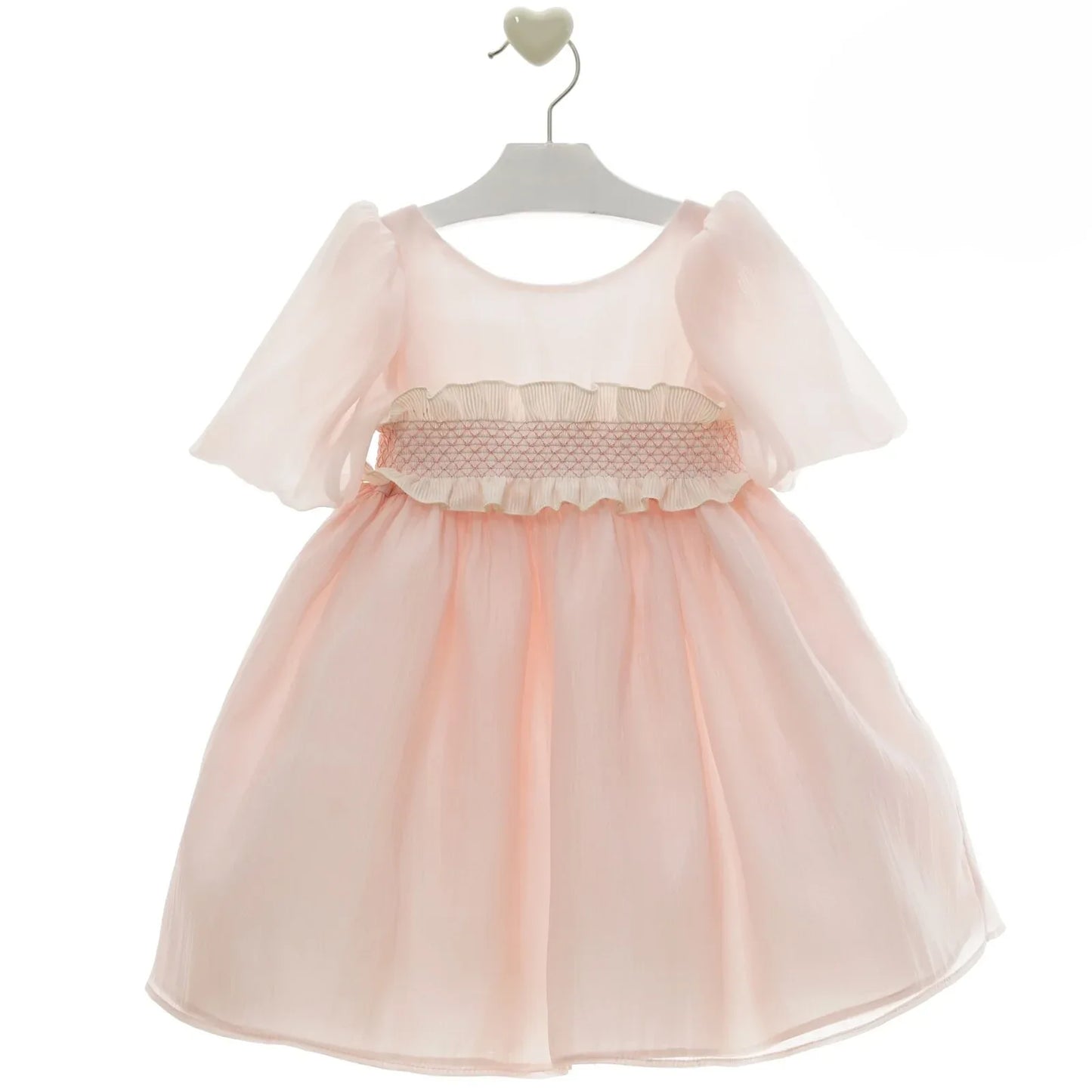 Vestido rosita con manguitas "Libra" - PARDALETS