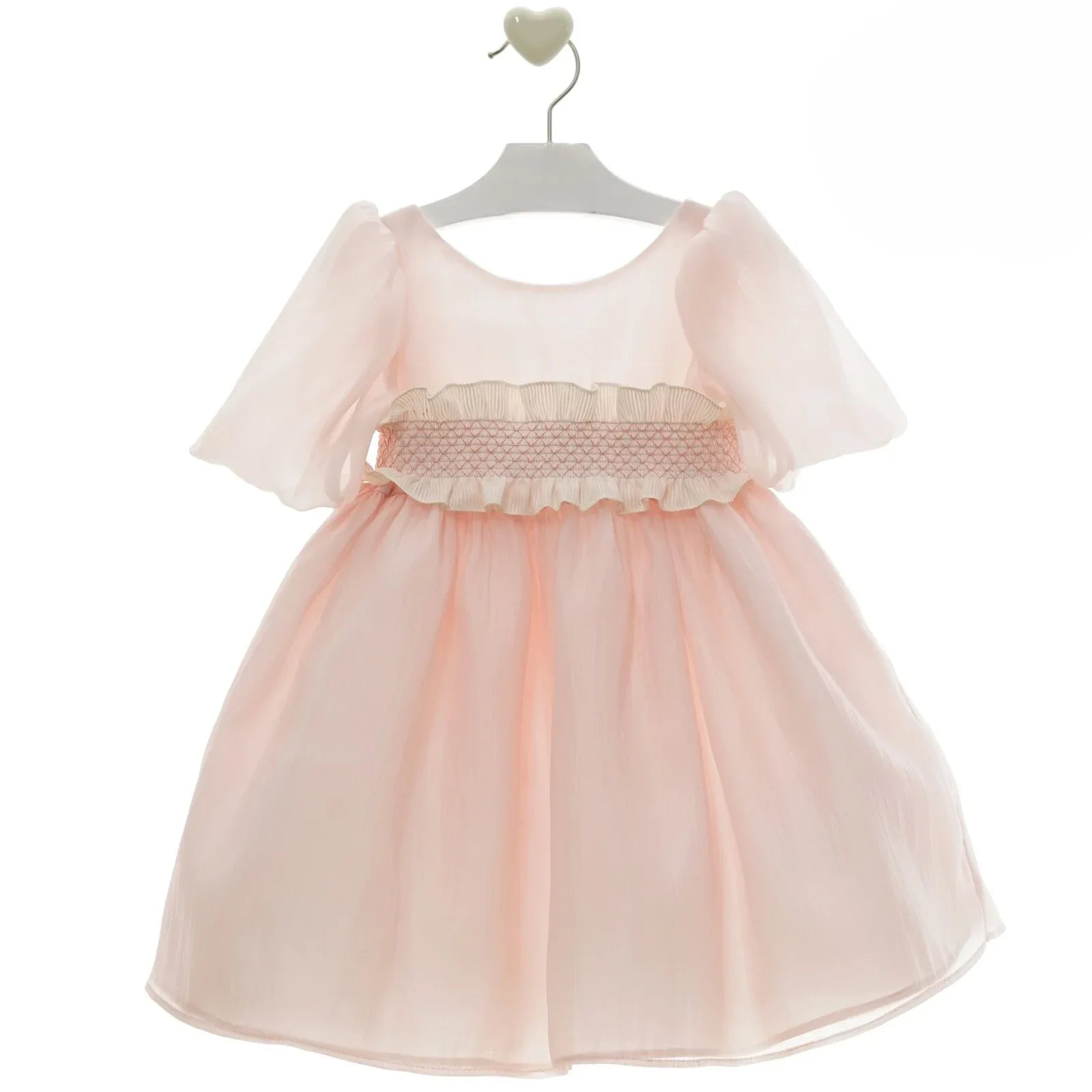 Vestido rosita con manguitas "Libra" - PARDALETS