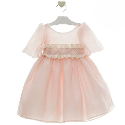 Vestido rosita con manguitas "Libra" - PARDALETS