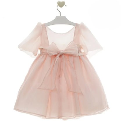 Vestido rosita con manguitas "Libra" - PARDALETS