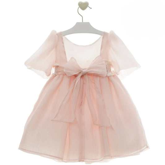Vestido rosita con manguitas "Libra" - PARDALETS