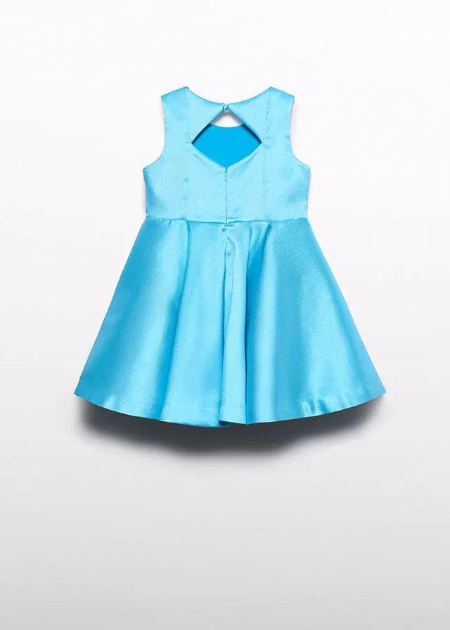 Vestido mikado turquesa - PARDALETS