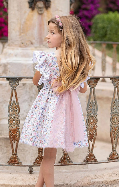 Vestido flores maquillaje - PARDALETS
