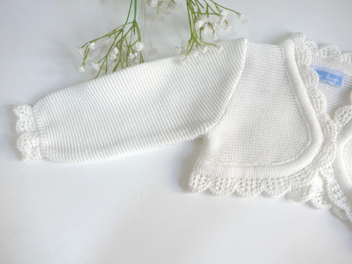 Chaqueta blanco roto tipo bolero - PARDALETS