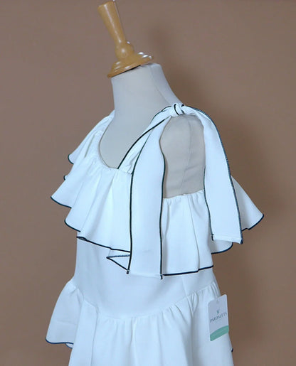 Conjunto blusa blanca y pantalon - PARDALETS