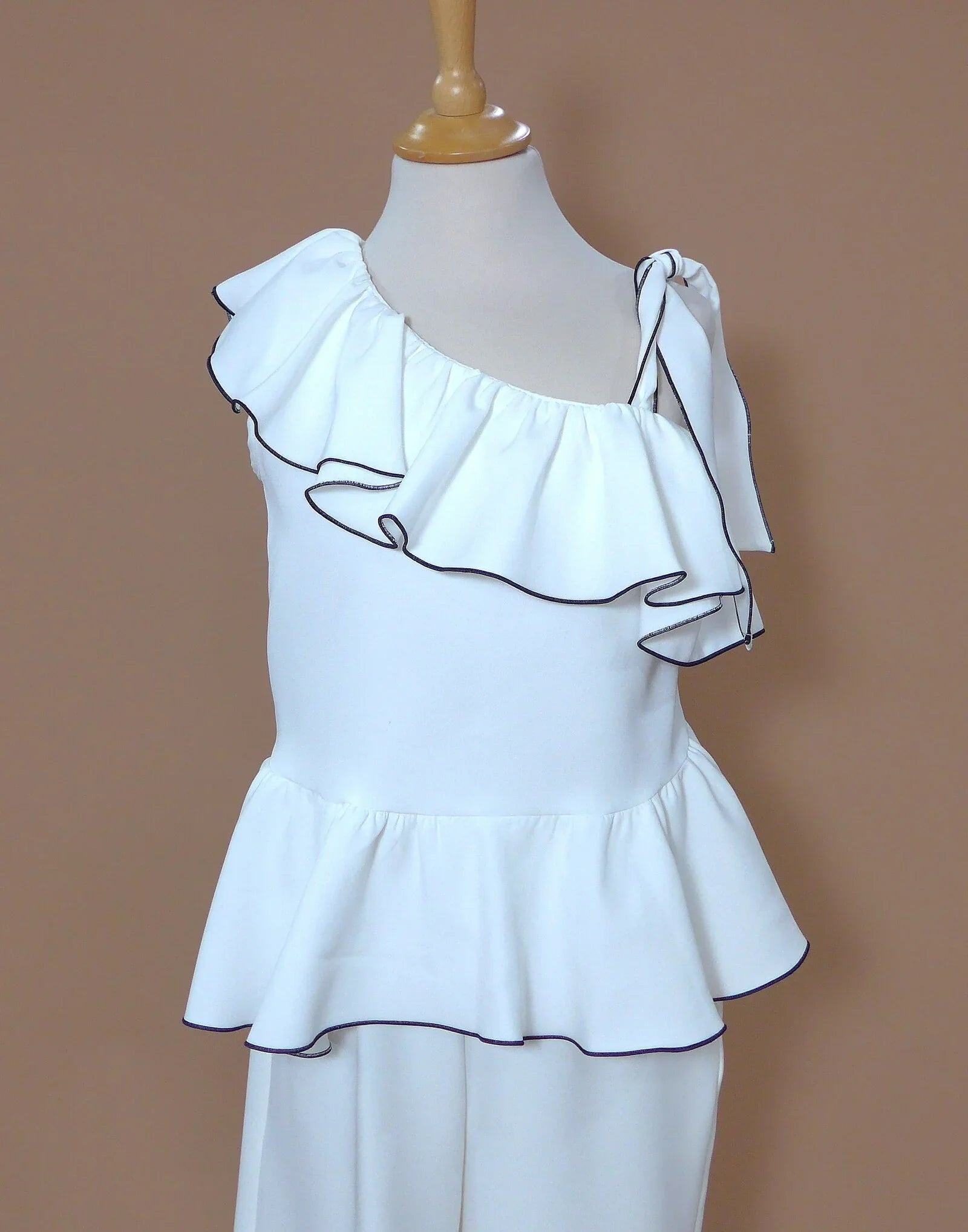 Conjunto blusa blanca y pantalon - PARDALETS