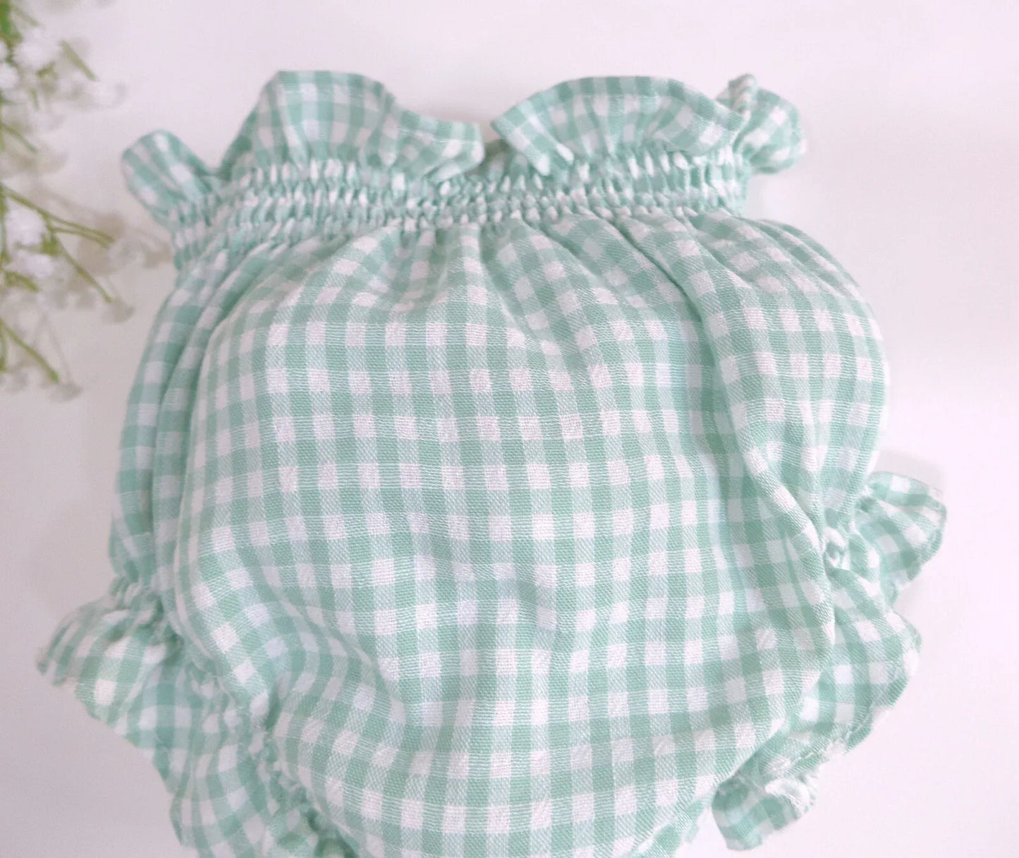 Bombachito vichy verde - PARDALETS