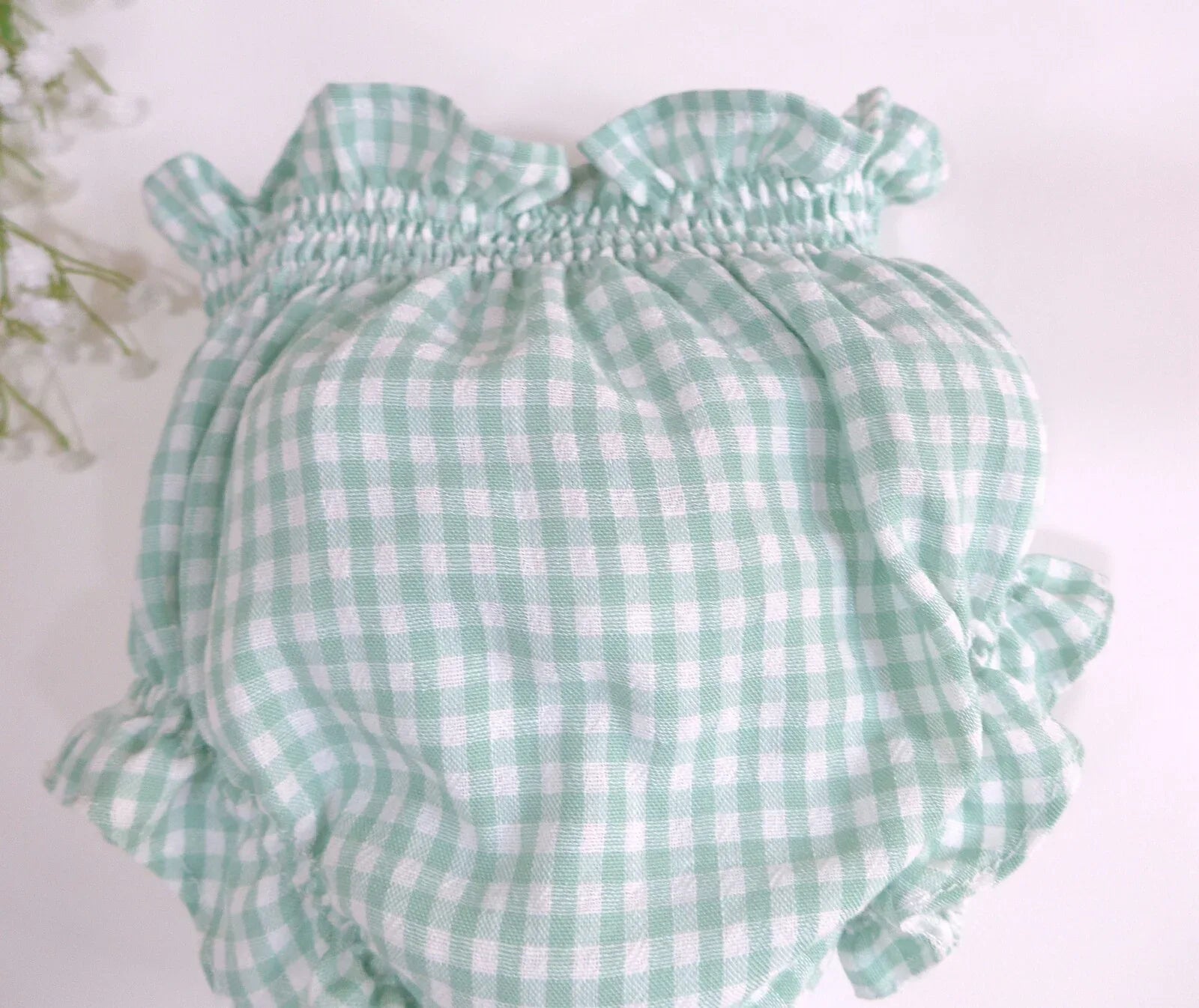 Bombachito vichy verde - PARDALETS