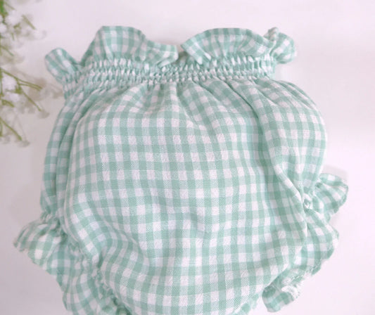 Bombachito vichy verde - PARDALETS