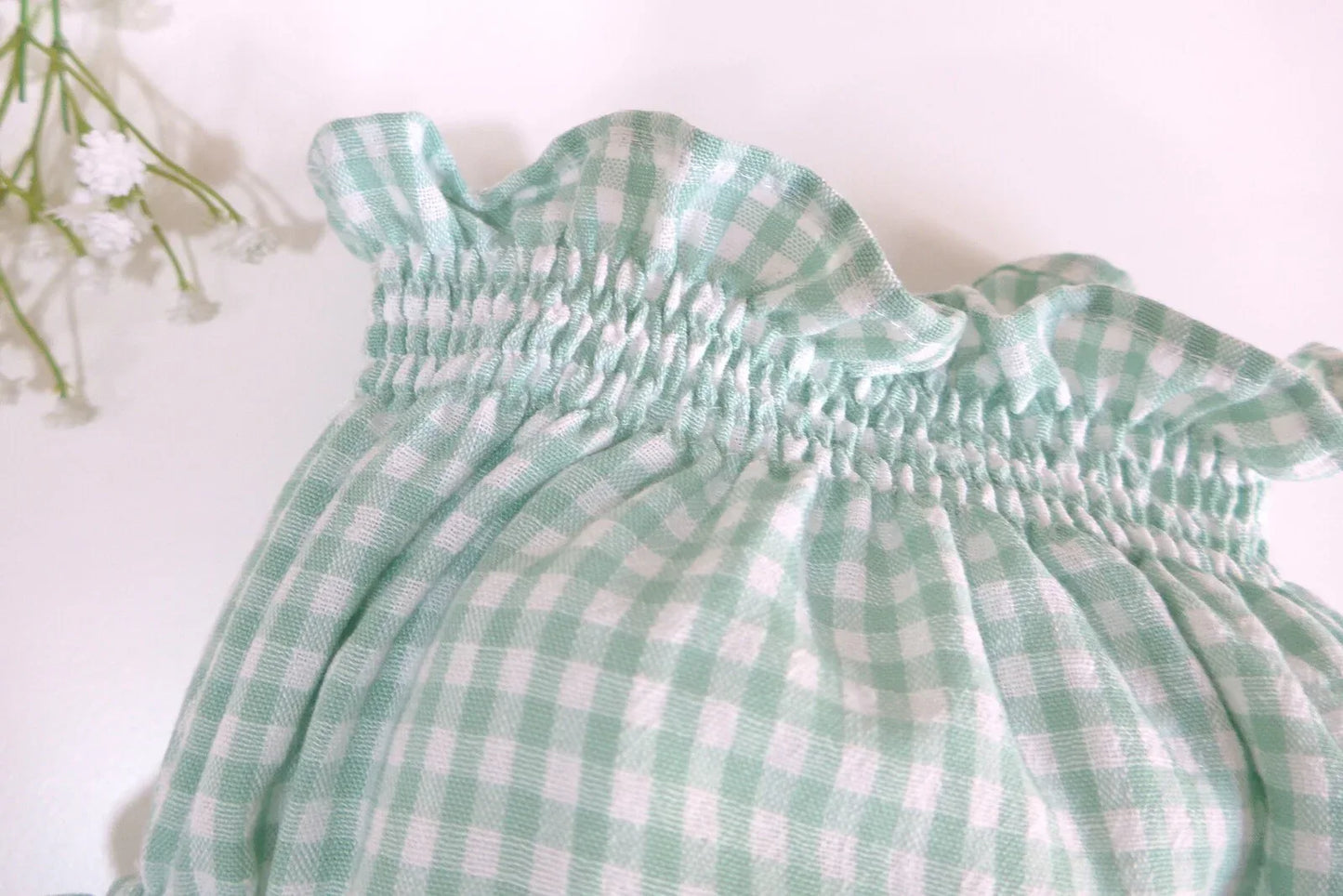 Bombachito vichy verde - PARDALETS