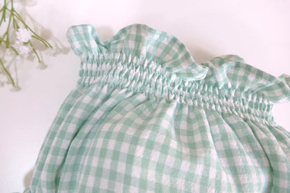 Bombachito vichy verde - PARDALETS