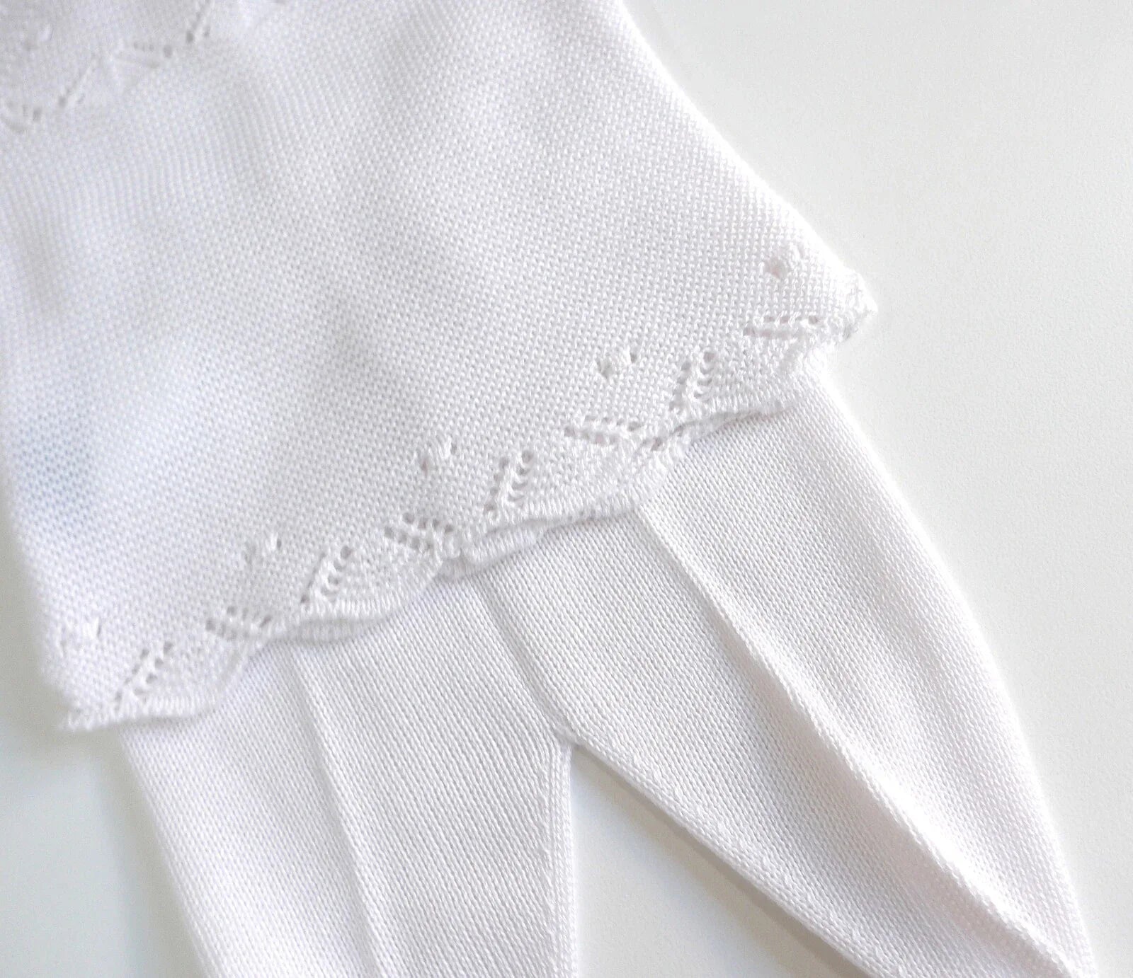 Jubon y polaina blanco con capota - PARDALETS