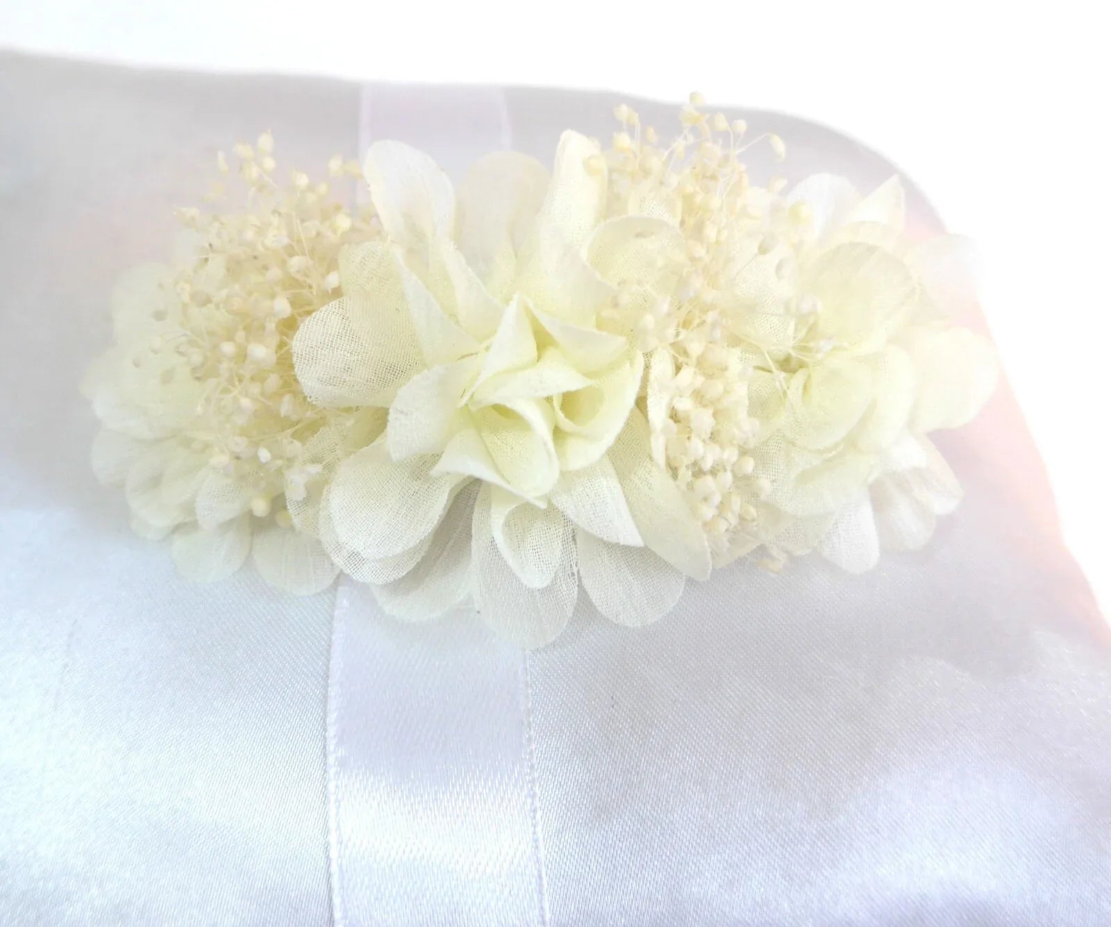 Tocado/broche beig - PARDALETS