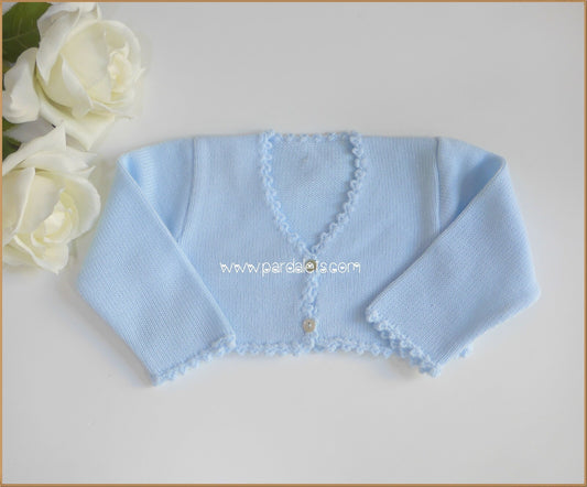 Chaqueta corta celeste