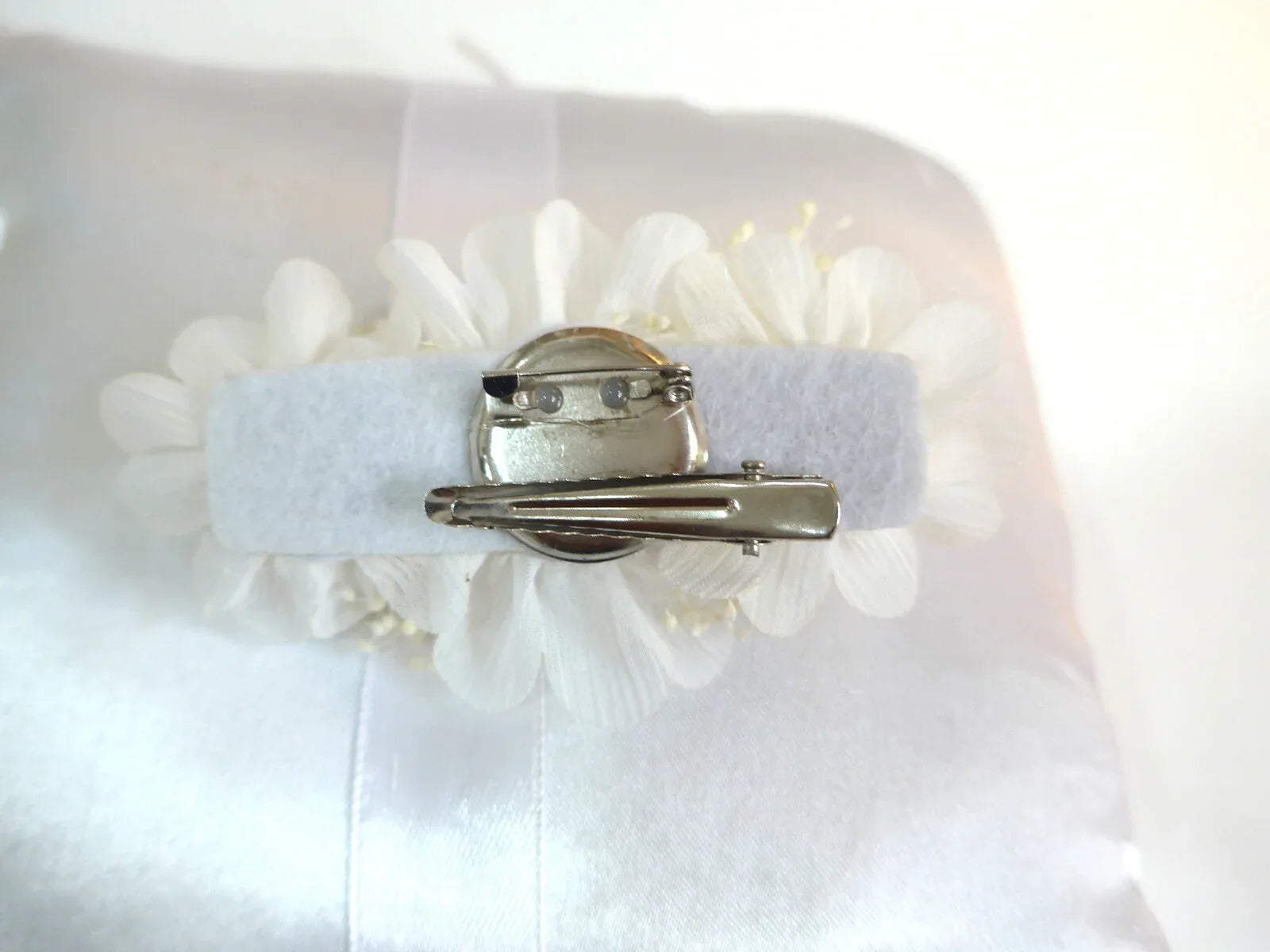 Tocado/broche blanco - PARDALETS
