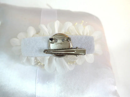 Tocado/broche blanco - PARDALETS