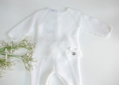 Jubon y polaina blanco - PARDALETS