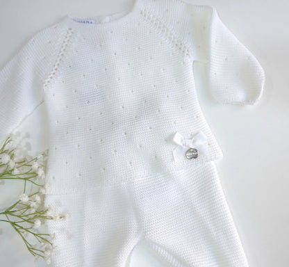 Jubon y polaina blanco - PARDALETS