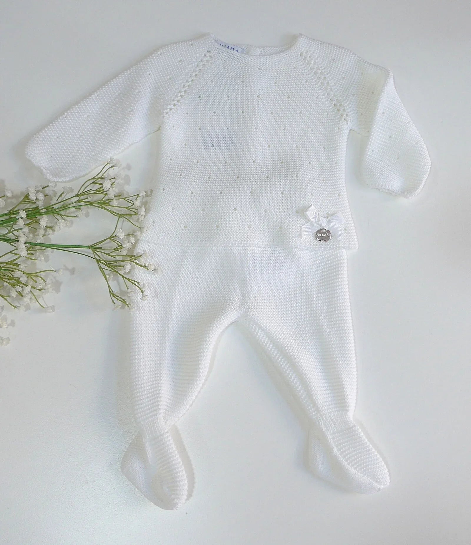 Jubon y polaina blanco - PARDALETS