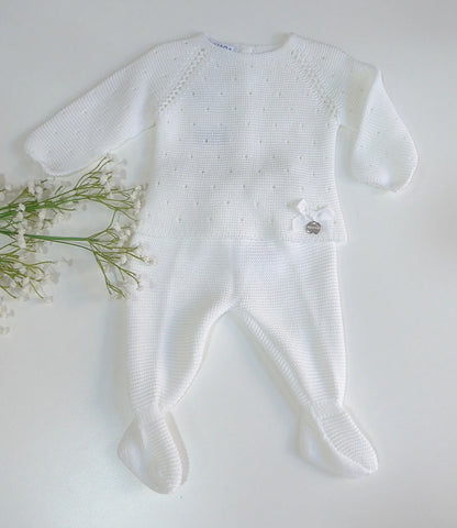 Jubon y polaina blanco - PARDALETS