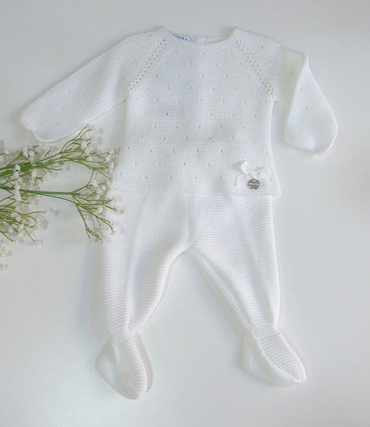 Jubon y polaina blanco - PARDALETS