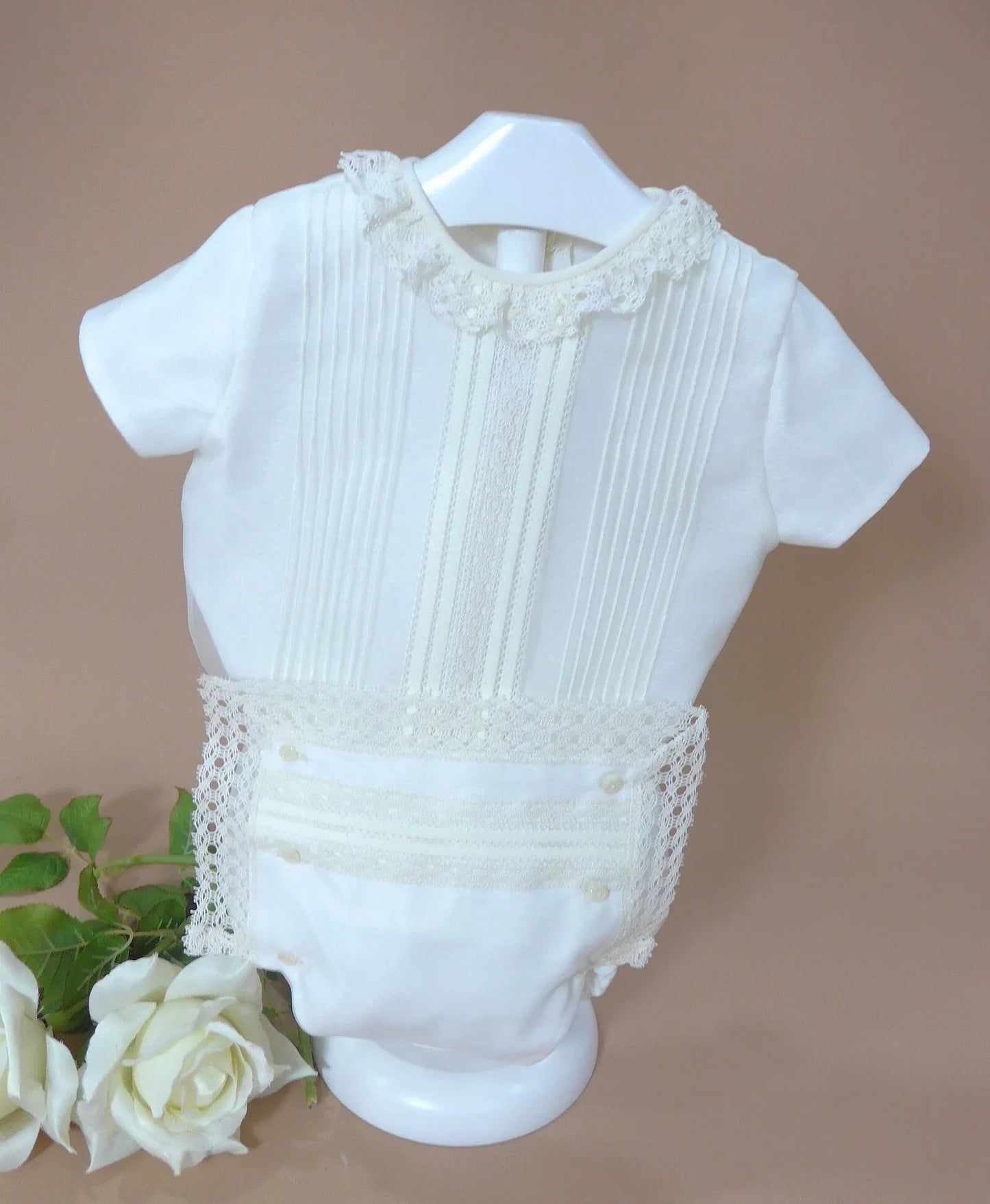 Conjunto camisa organza con puntillas - PARDALETS