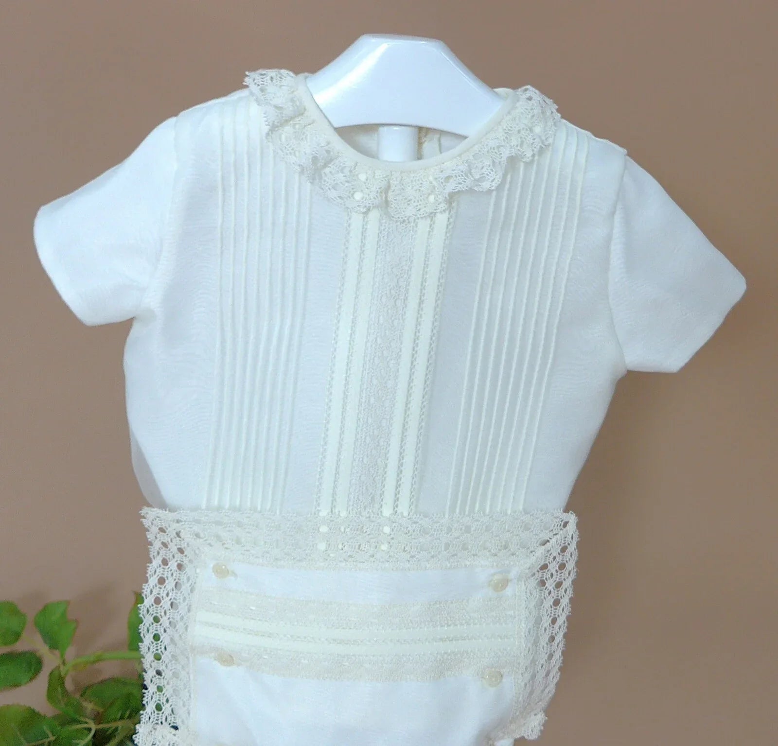 Conjunto camisa organza con puntillas - PARDALETS