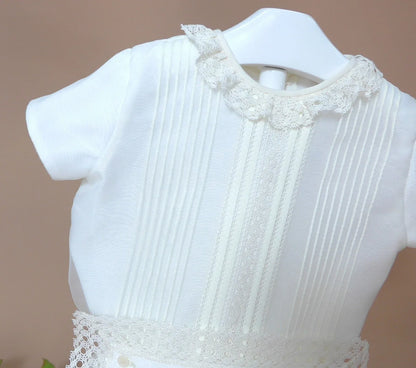 Conjunto camisa organza con puntillas - PARDALETS