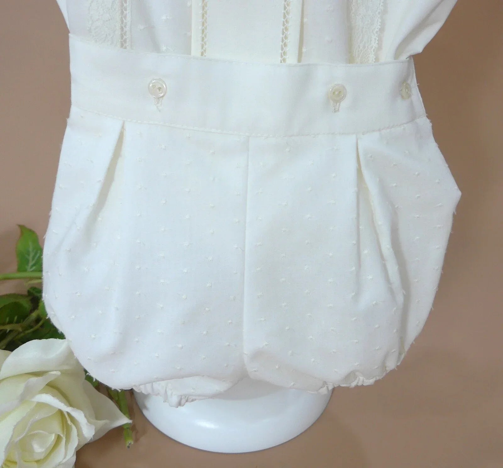 Conjunto camisa batista bordada y bombacho - PARDALETS