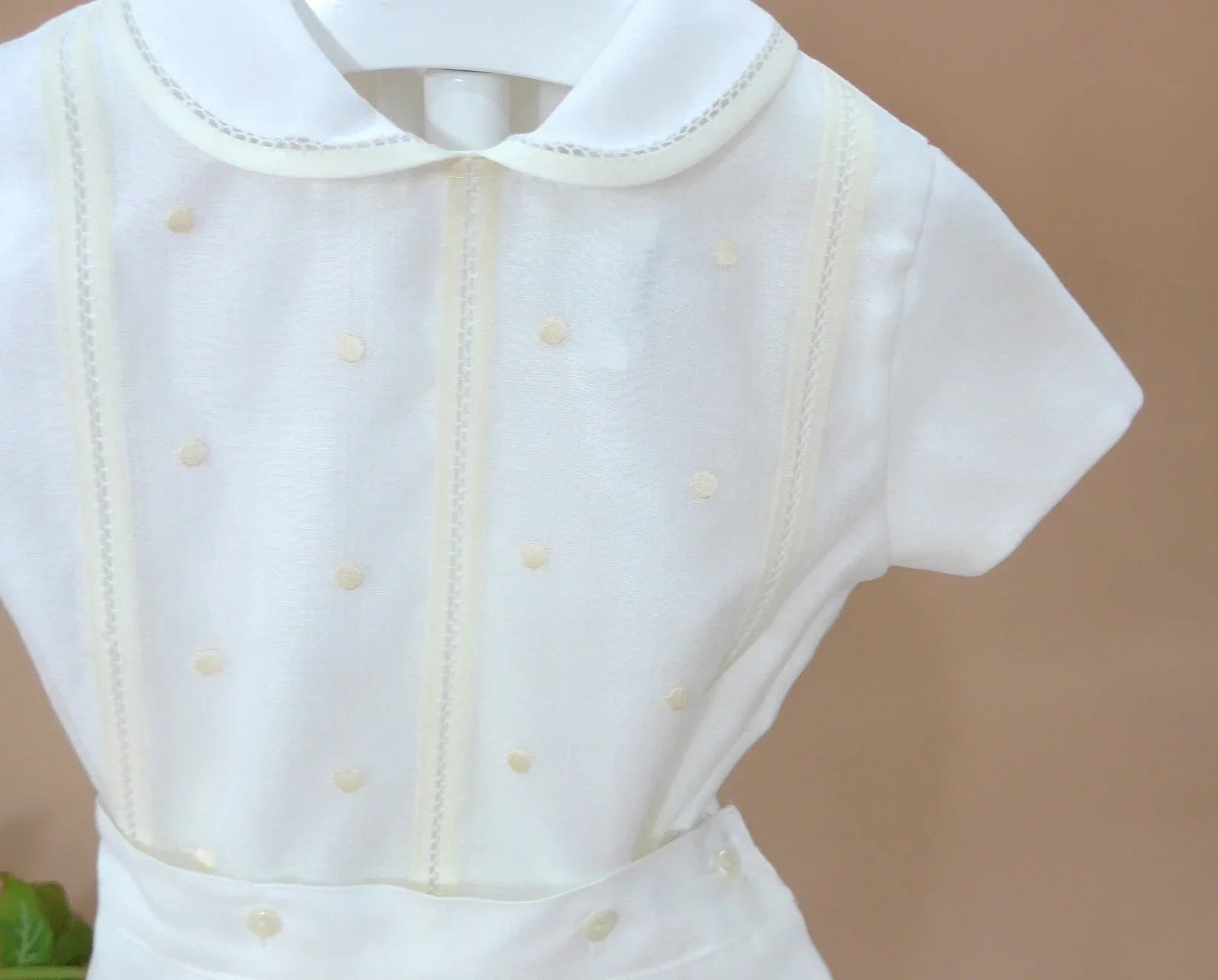 Conjunto camisa batista inglesa bordada - PARDALETS