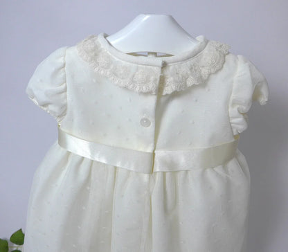 Jesusito tul beig con puntillas - PARDALETS