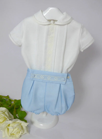 Conjunto camisa y bombacho celeste - PARDALETS