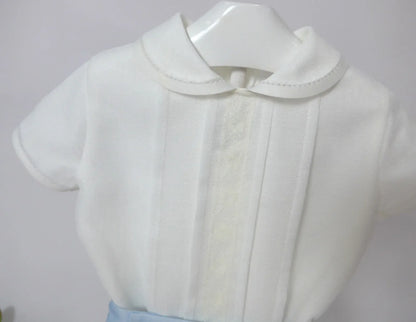Conjunto camisa y bombacho celeste - PARDALETS