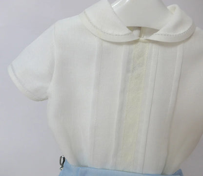 Conjunto camisa y bombacho celeste - PARDALETS